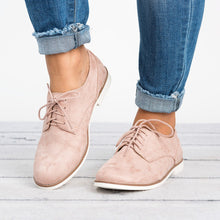 Load image into Gallery viewer, WOMAN MOCCASINS OXFORDS FALSE SUEDE
