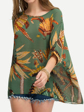 Load image into Gallery viewer, Lightweight irregular printed blouse for women
