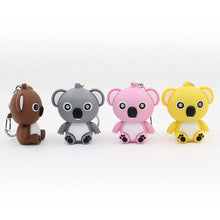 Load image into Gallery viewer, Creative Koala LED Glowing Car Keychain
