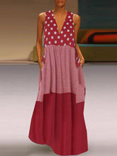 Load image into Gallery viewer, Sleeveless V-neck dress for women
