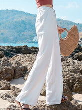 Load image into Gallery viewer, Plain wide trousers
