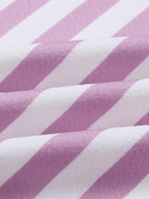 Load image into Gallery viewer, Long striped cotton and linen jumpsuit
