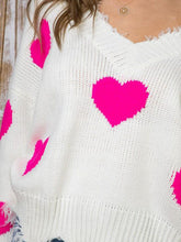 Load image into Gallery viewer, Suéteres PINK Heart On My Sleeve Blend
