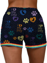 Load image into Gallery viewer, Shorts casuales con bolsillos Dog Love
