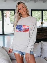 Load image into Gallery viewer, Camiseta de manga comprida bandeira da América
