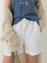 Load image into Gallery viewer, Women's cotton and cotton hemp shorts
