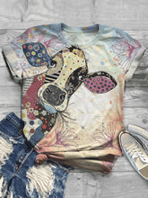 Load image into Gallery viewer, Camiseta casual estampada de manga corta

