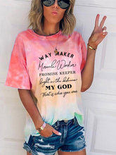 Load image into Gallery viewer, Way Maker Lyrics Faith's Short Sleeve Long Sleeve T-Shirt

