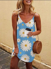 Load image into Gallery viewer, Women's Daisy Print Tank Dress
