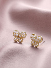 Load image into Gallery viewer, Pendientes de plata de mariposa de moda
