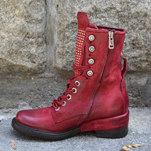 Load image into Gallery viewer, Botas femininas com zíper de couro retrô confortáveis
