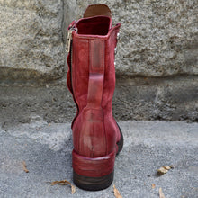 Load image into Gallery viewer, Botas femininas com zíper de couro retrô confortáveis
