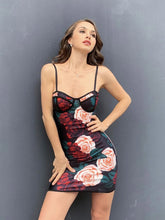 Load image into Gallery viewer, Mesh printed chest strap slim small incense skirt
