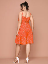 Load image into Gallery viewer, Crew Neck skirt Dress Plus Size Conventional cropping Floral conventional conventional printing Non-stretchy Daily Holiday Workwear Going Out Beach Cotton-Blend Spring Summer Autumn Casual Cute Sexy Elegant
