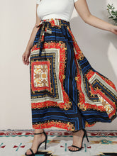 Load image into Gallery viewer, Long skirt Skirt Plus Size Conventional cropping Floral conventional conventional printing Non-stretchy Daily Holiday Workwear Going Out Cotton-Blend Spring Summer Autumn Winter Full Casual Bohemian Retro Elegant

