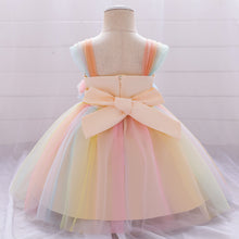 Load image into Gallery viewer, Toddler Girls 1-5 Years Old Color Floral Fairy Princess Party Wear Dress
