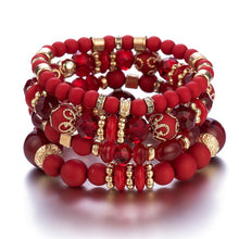 Load image into Gallery viewer, Joelle  Beaded Bracelet Set
