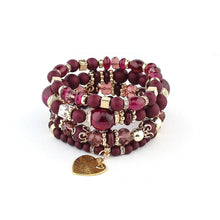 Load image into Gallery viewer, Joelle  Beaded Bracelet Set
