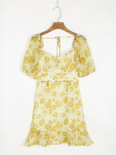Load image into Gallery viewer, Dress V Neck Long skirt Conventional cropping plant conventional printing Micro-elasticity Daily Holiday Beach Polyester Summer Sexy Cute Elegant
