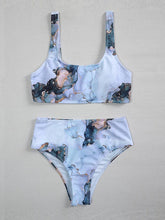 Load image into Gallery viewer, Women's sexy tie-dye split Bikini Swimsuit
