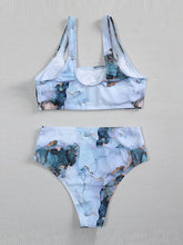 Load image into Gallery viewer, Women's sexy tie-dye split Bikini Swimsuit
