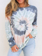Load image into Gallery viewer, Camiseta feminina estampada tie-dye
