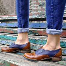 Load image into Gallery viewer, OXFORD SHOES WHITE COLOR PLUS CASUAL SIZE PU SLIP ON LOAFERS
