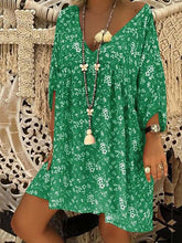 Load image into Gallery viewer, Women's Loose V-Neck Dress
