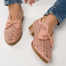 Load image into Gallery viewer, Women's Cut Out Bow Toe Sandals
