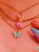Load image into Gallery viewer, Collar de mariposa de acrílico
