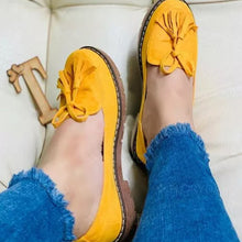 Load image into Gallery viewer, Women's All-Season Bow Flat Heel Shoes
