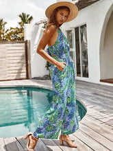 Load image into Gallery viewer, Printed cotton loose jumpsuits
