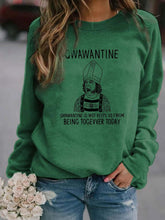 Load image into Gallery viewer, Qwawantine é o que nos faz continuar sendo Togevver hoje Sudadera con capucha
