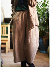 Load image into Gallery viewer, Women's cotton and linen trousers
