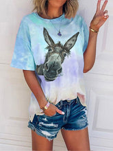 Load image into Gallery viewer, Camiseta feminina Tie Dye Burro Fofo
