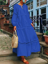 Load image into Gallery viewer, Women's Bohemian Lace Maxi Dress

