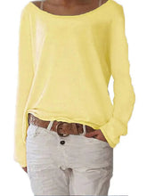 Load image into Gallery viewer, Women's Casual Round Neck Long Sleeve T-Shirt
