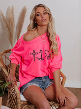 Load image into Gallery viewer, Camiseta de manga larga Faith Hope Love
