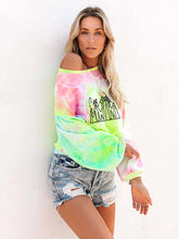 Load image into Gallery viewer, O Faith Can Move Mountians moletom tie dye
