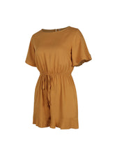 Load image into Gallery viewer, Pure Color Loose Cotton Loose Rompers

