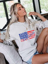 Load image into Gallery viewer, Camiseta de manga comprida bandeira da América
