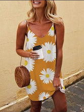 Load image into Gallery viewer, Women's Daisy Print Tank Dress
