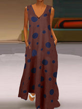 Load image into Gallery viewer, Women's Fashion V-Neck Sleeveless Dress
