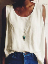 Load image into Gallery viewer, Women's Solid Color Sleeveless Summer Tank Top
