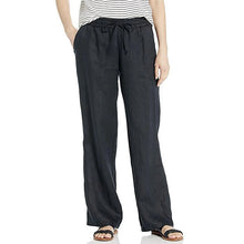 Load image into Gallery viewer, Pantalón de lino con bolsillos deslizantes en la cintura
