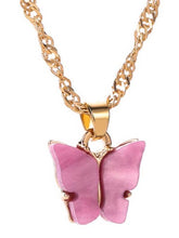 Load image into Gallery viewer, Collar de mariposa de acrílico
