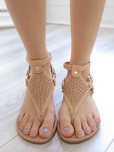 Load image into Gallery viewer, Women's open-toe flat sandals
