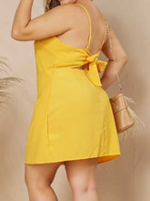 Load image into Gallery viewer, Snow dress with asymmetric bow
