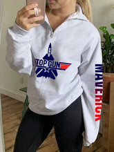 Load image into Gallery viewer, Top Gun com moletom F14 Zip
