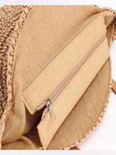 Load image into Gallery viewer, Round Bohemian Hollow Woven Bag
